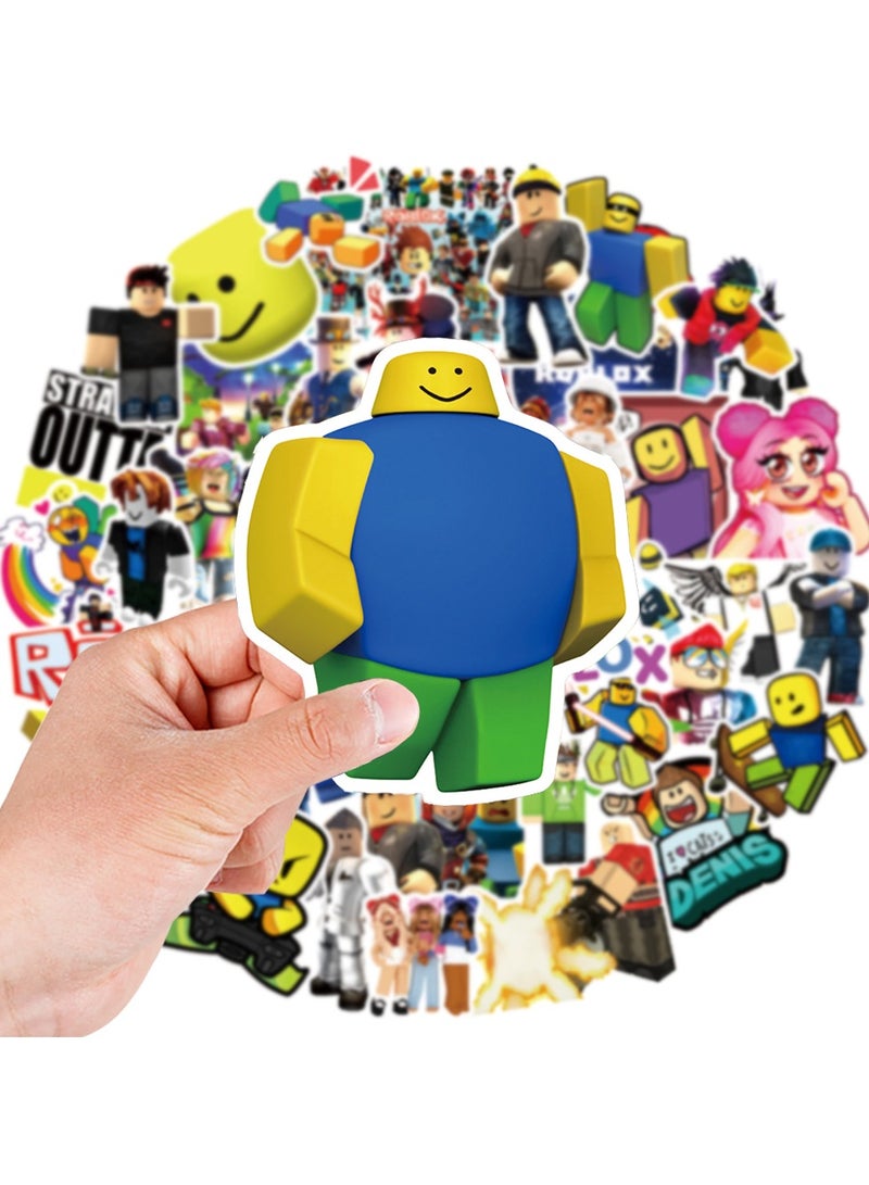 ROBLOX 50-Piece ROBLOX  Stickers Waterproof Vinyl Decals, Rare Avatar Gaming Stickers for Laptop Phone PS5 Controller, Collectible Cartoon Decals Gift for Kids Teens Gamers - Image 4