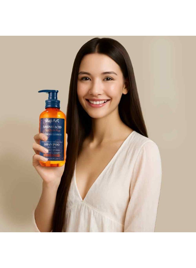 Rup Art Transform Your Hair Today With Rup Art Shampoo Our Powerful Formula Features Ingredients Like Jojoba Oil Amino Acids And Pure Keratin To Repair Even The Most Damaged Locks Enjoy A Professional Spa Treatment At Home Sulfatefree Long Lasting Fragrance 425 ml - Image 4