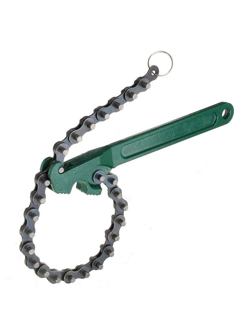 Digital Craft - Digital Craft 3 Item Combo 9 Inch MultiPurpose Motorcycle Car Engine Oil Filter Chain Wrench Spanner Removal Tool 225 Adjustable Wrench With Chain Wrench Mini Hammer Hand Brush - Image 1