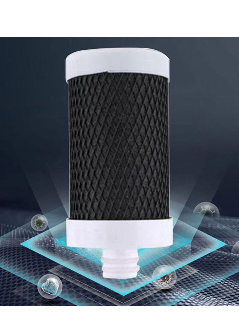 304 stainless steel faucet water purifier anti-scaling ceramic direct drinking ultrafiltration home kitchen ultrafiltration pre-filter contains two activated carbon filter elements - Image 3