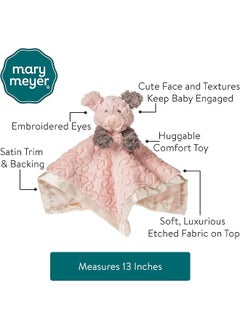 Mary Meyer Mary Meyer Putty Nursery Stuffed Animal Security Blanket, Piglet, 33 x 33-Centimetres  - Image 3