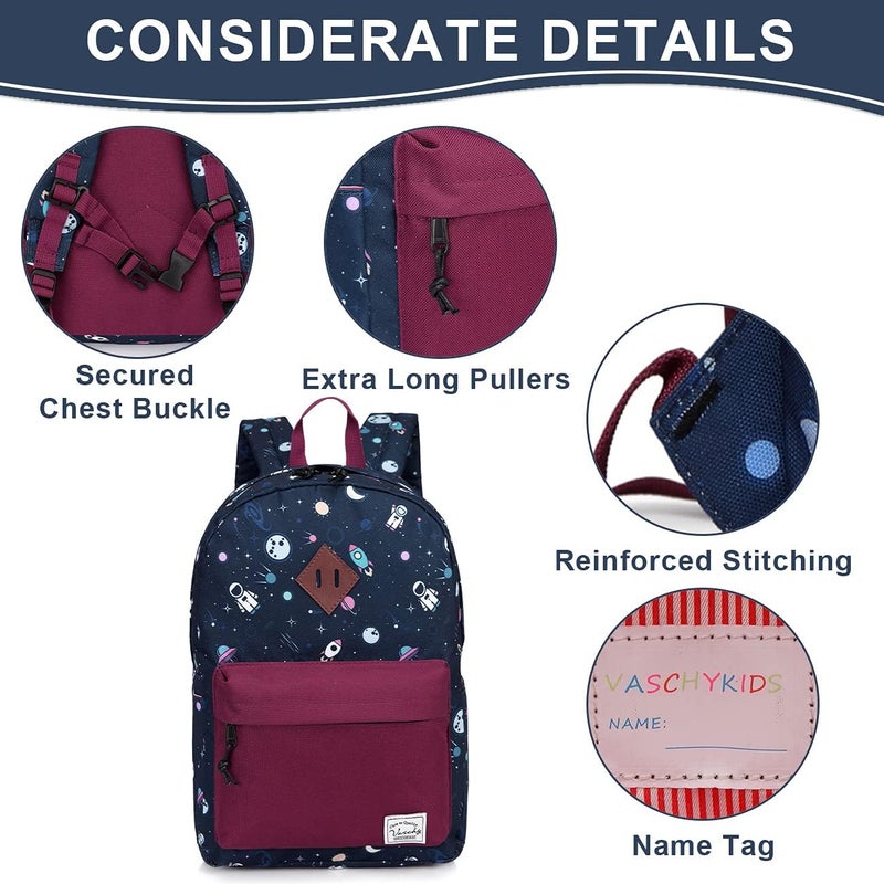 فاشي حقيبة مدرسية خفيفة الوزن للأولاد والبنات والأطفال الصغار وحقيبة ظهر لمرحلة ما قبل المدرسة - Image 4