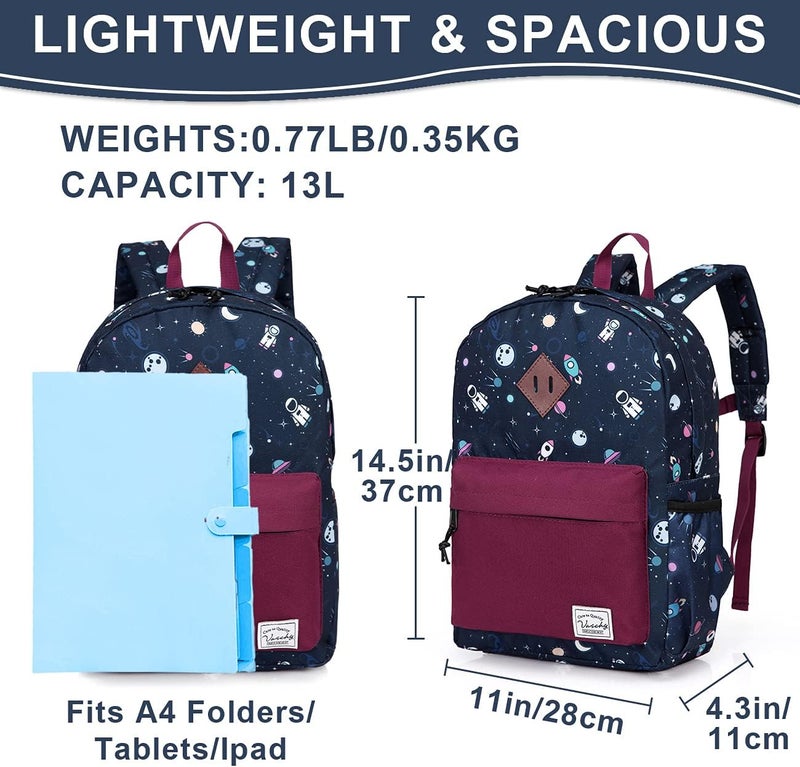 فاشي حقيبة مدرسية خفيفة الوزن للأولاد والبنات والأطفال الصغار وحقيبة ظهر لمرحلة ما قبل المدرسة - Image 2