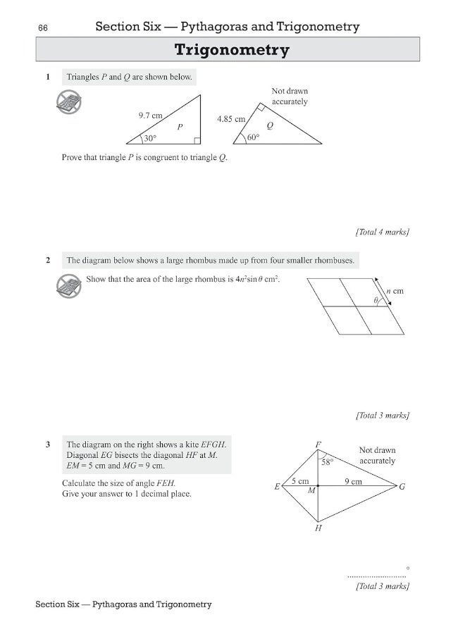 GCSE Maths OCR Grade 8-9 Targeted Exam Practice Workbook (includes Answers) - Image 5