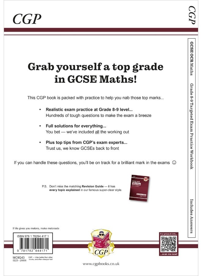 GCSE Maths OCR Grade 8-9 Targeted Exam Practice Workbook (includes Answers) - Image 2