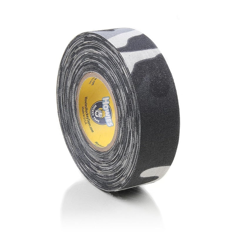 Howies Hockey - Winter Camo Hockey Tape 1 Pack - Cloth Stick Tape - Strong, Long-Lasting Adhesive for Stick Blade, Lacrosse, Baseball - 1 Inch x 20 Yards - Professional Quality - Image 1
