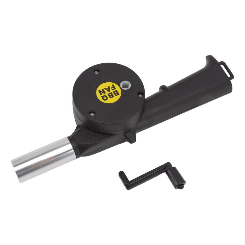 Portable Mini BBQ Air Blower High Temperature Handheld for Camping Picnic Black - Image 4