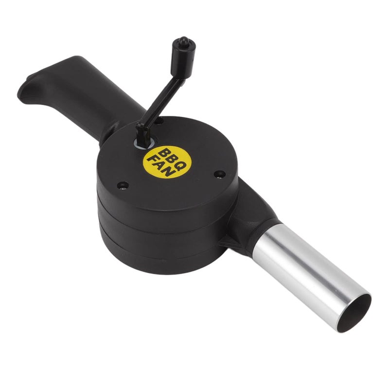 Portable Mini BBQ Air Blower High Temperature Handheld for Camping Picnic Black - Image 3