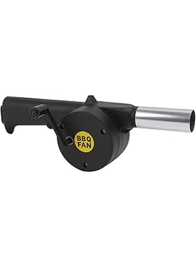 Portable Mini BBQ Air Blower High Temperature Handheld for Camping Picnic Black - Image 1