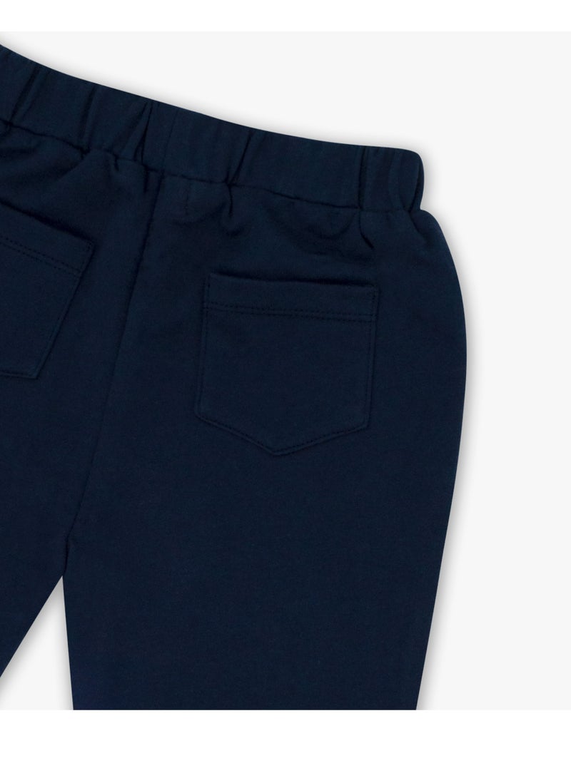 Moon بدلة جوجسيت للأطفال من قطن 100% - أزرق داكن 18-24 شهر - Image 4