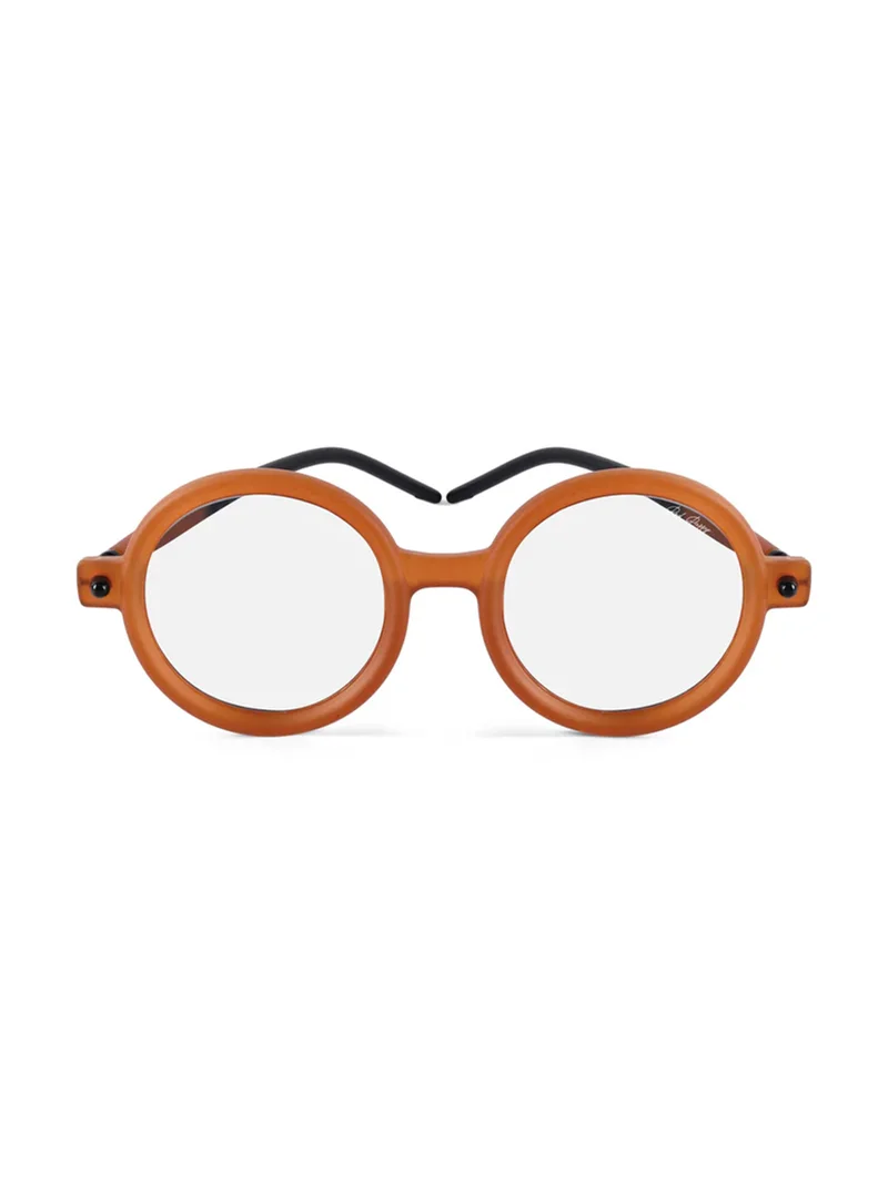 ووجلز Red Pappy Swirl Transparent Round Sunglasses