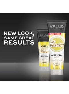 John Frieda Sheer Blonde Go Blonder Conditioner, Gradual Lightening Conditioner, 8.3 oz, with Citrus and Chamomile, featuring our BlondMend Technology  - Image 2