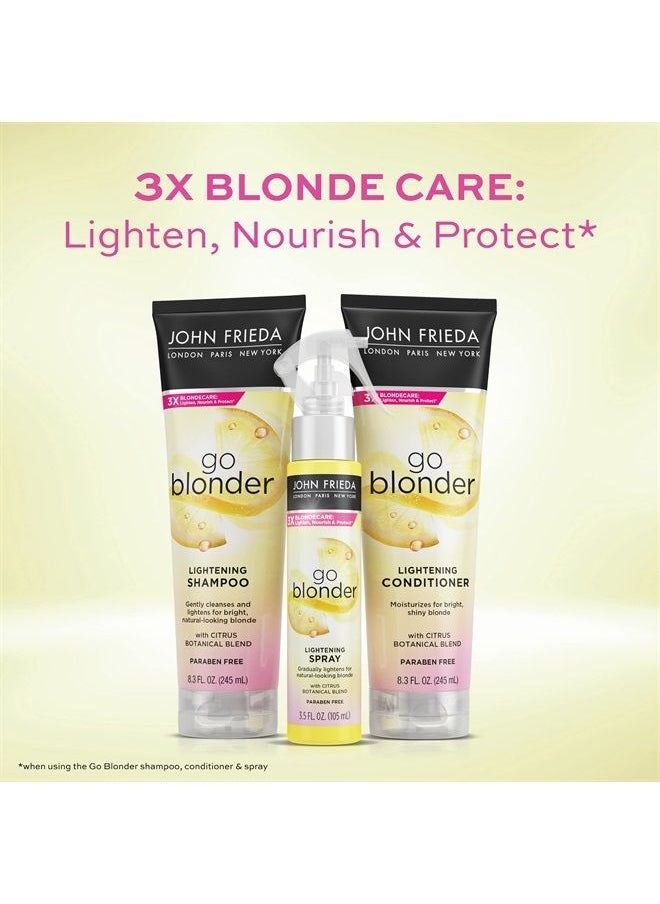 John Frieda - Sheer Blonde Go Blonder Conditioner, Gradual Lightening Conditioner, 8.3 oz, with Citrus and Chamomile, featuring our BlondMend Technology - Image 1