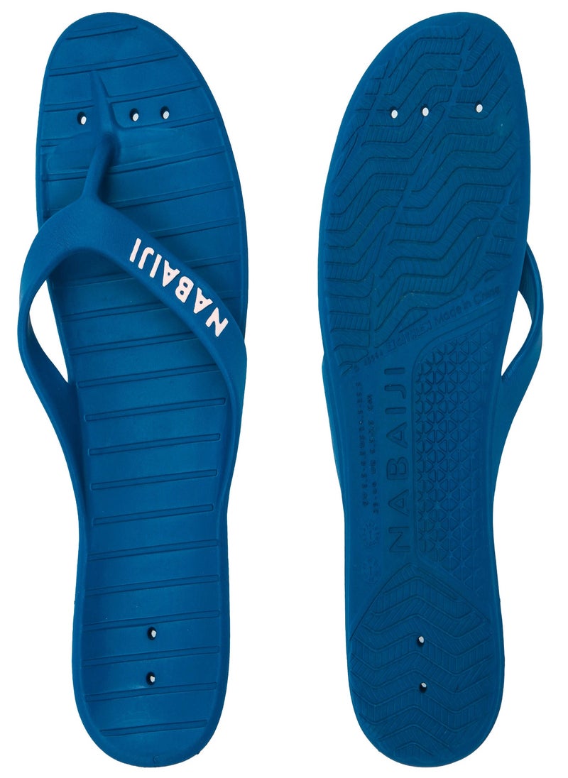 NABAIJI NABAIJI by DECATHLON, Women Pool Slippers/Flip Flop Tonga 100 Basic Comfortable & Non-Slip Blue  - Image 3