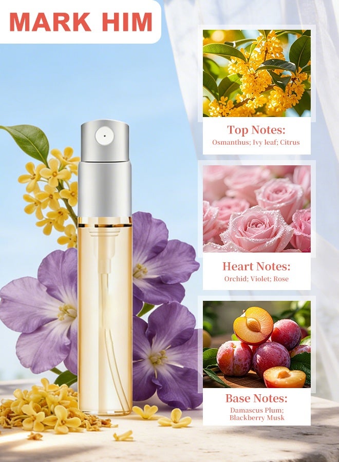 MARK HIM 5-Piece Mini Perfume Set, Luxury Eau de Parfum 3ml Each, Long-Lasting Fragrance Sampler for Men & Women, Travel Size Eau de Toilette Set - Image 5