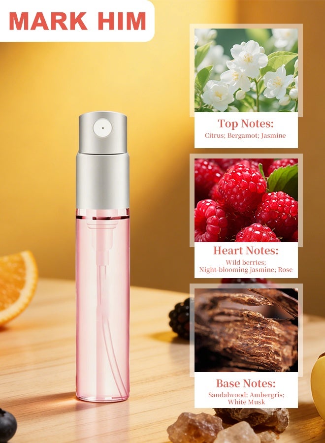 MARK HIM 5-Piece Mini Perfume Set, Luxury Eau de Parfum 3ml Each, Long-Lasting Fragrance Sampler for Men & Women, Travel Size Eau de Toilette Set - Image 2