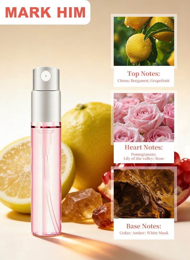 MARK HIM 5-Piece Mini Perfume Set, Luxury Eau de Parfum 3ml Each, Long-Lasting Fragrance Sampler for Men & Women, Travel Size Eau de Toilette Set - Image 3