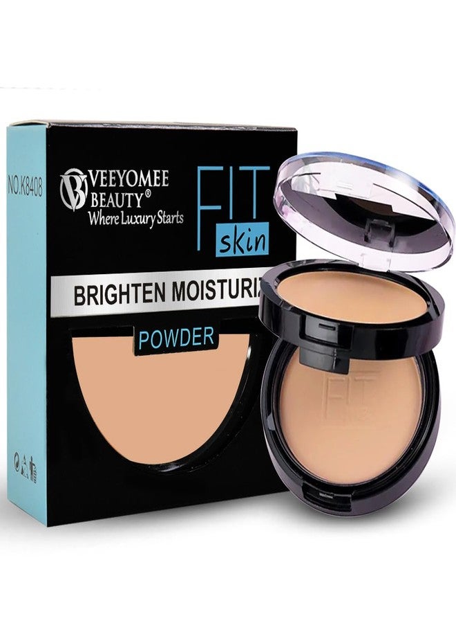Adbeni Brighten Moisturize Compact Powder with Light-Diffusing Particles for a Flawless, Long-Lasting, Oil-Control, Translucent Setting Powder for All Skin Tones, Shade-01, 20gm - Image 1
