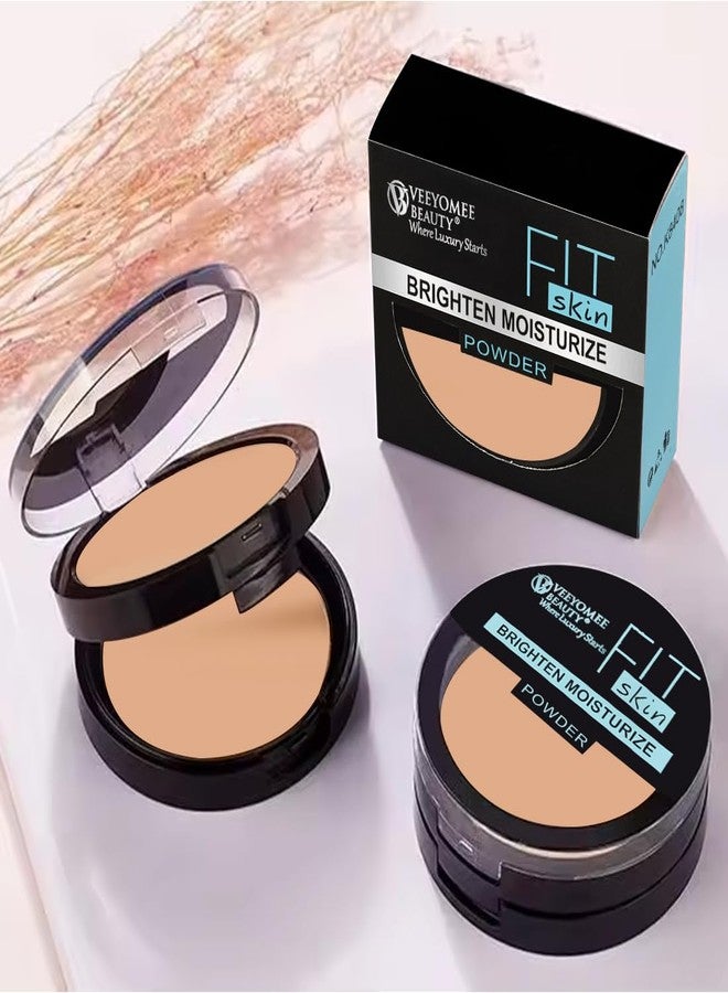 Adbeni Brighten Moisturize Compact Powder with Light-Diffusing Particles for a Flawless, Long-Lasting, Oil-Control, Translucent Setting Powder for All Skin Tones, Shade-01, 20gm - Image 2