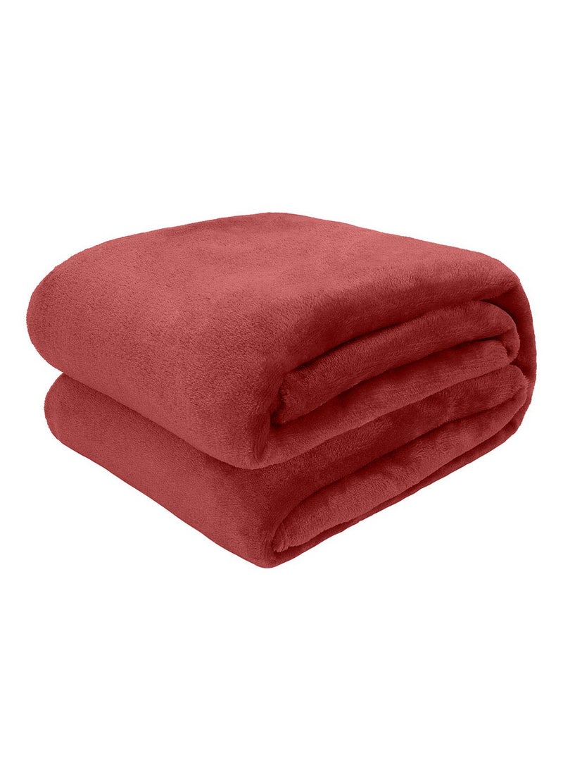 T G H - Flannel Fleece Single Size 160x220cm for All Season Fluffy Blanket Warm Bed Blanket Throw for Sofa & Bed Comfortable and Soft Blanket - Image 1