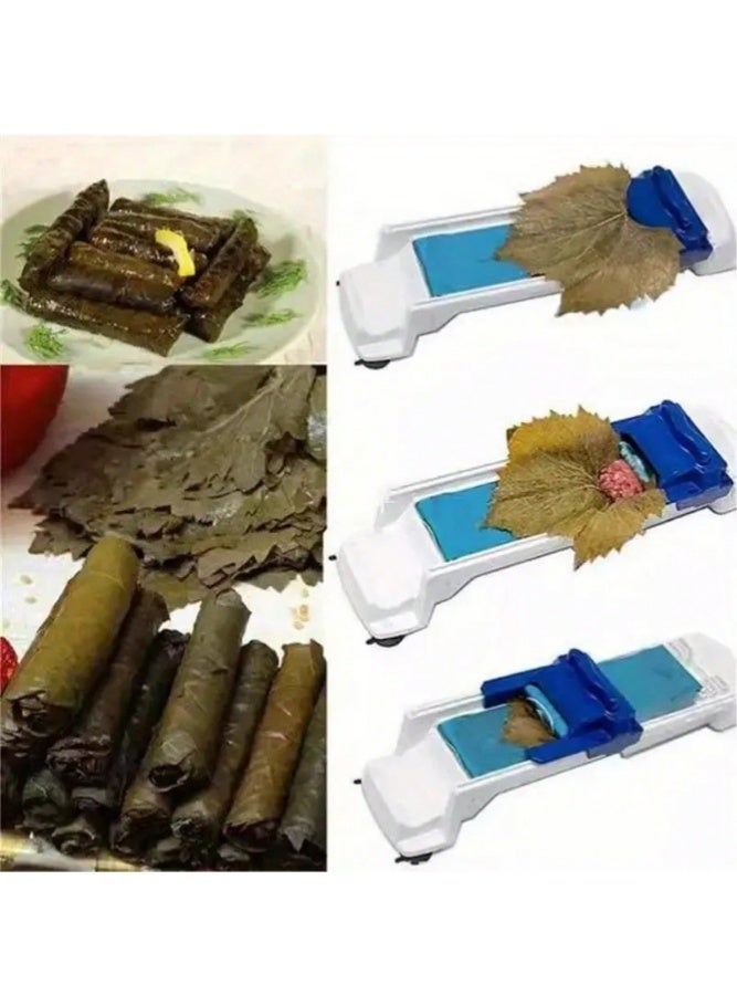 دولمير عبوتان من آلة لفّ ورق العنب والملفوف المحشو، أداة سهلة للفّ السوشي والخضراوات واللحوم، صانعة دولمة سريعة للأطباق التركية والشرق أوسطية والمتوسطية - Image 3