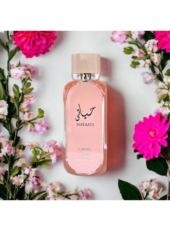 Lattafa hayati Florence Eau de Parfum for Women - 100ml - by Lattafa - Image 5