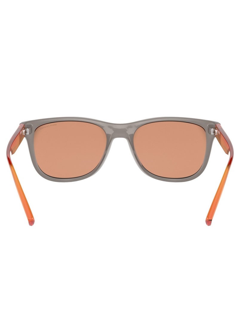 ارماني اكسشينج نظارة شمسية للجنسين من ارماني اكستشينج برتقالي وايفارير 0AX4103SF 8328F6 مقاس 56 - Image 3