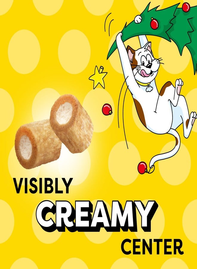 Temptations Tender Fills Crunchy and Soft Adult Cat Treats, Festive Feast Roasted Chicken Flavor, 11.6 oz. Pouch - Image 4