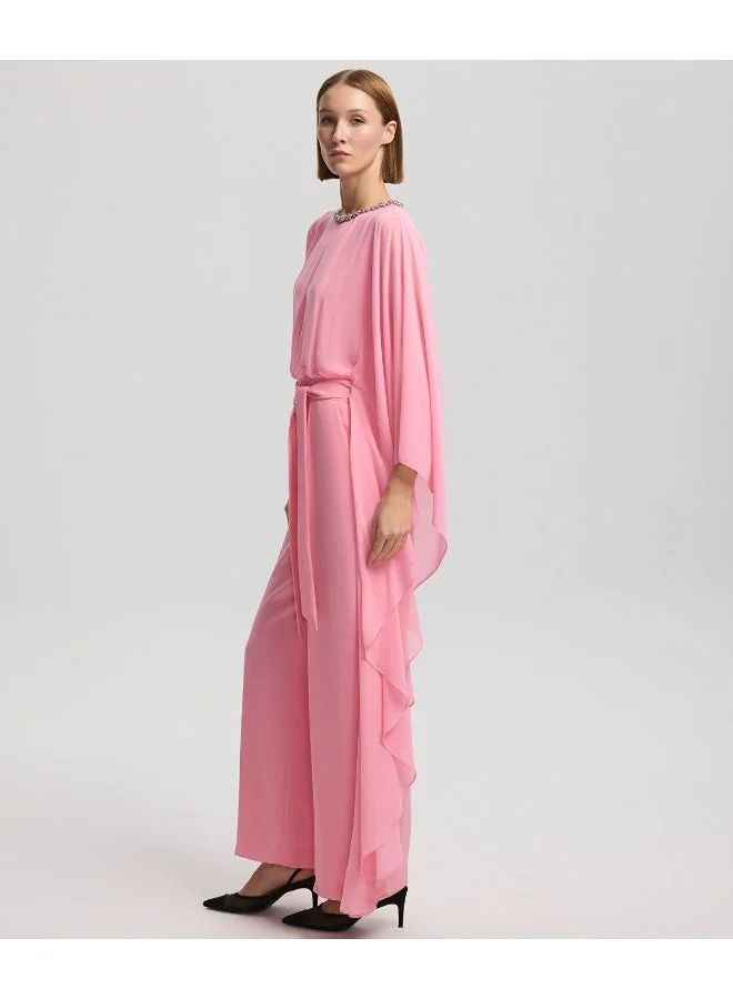 Ipekyol  Relaxed Fit Embroidered Jumpsuit for Women | Best Price UAE