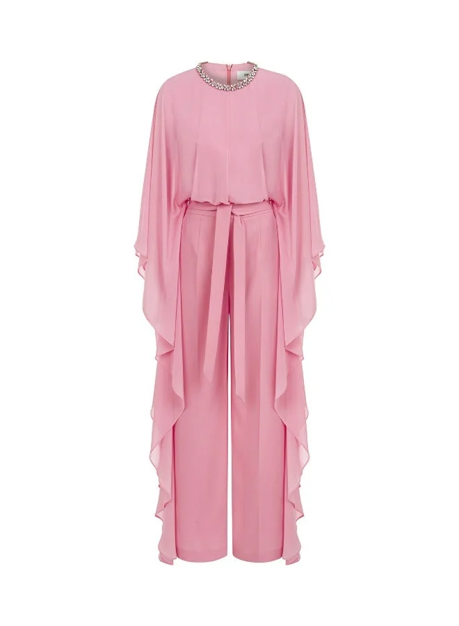 Ipekyol  Relaxed Fit Embroidered Jumpsuit for Women | Best Price UAE