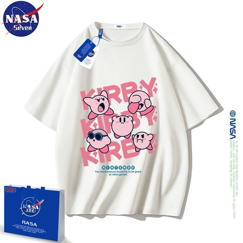 Cartoon Japanese Style Cute Star Kabi T-Shirt Summer Pure Cotton Short-Sleeved T-Shirt Loose Trendy Top For Men And Women Students - Image 5