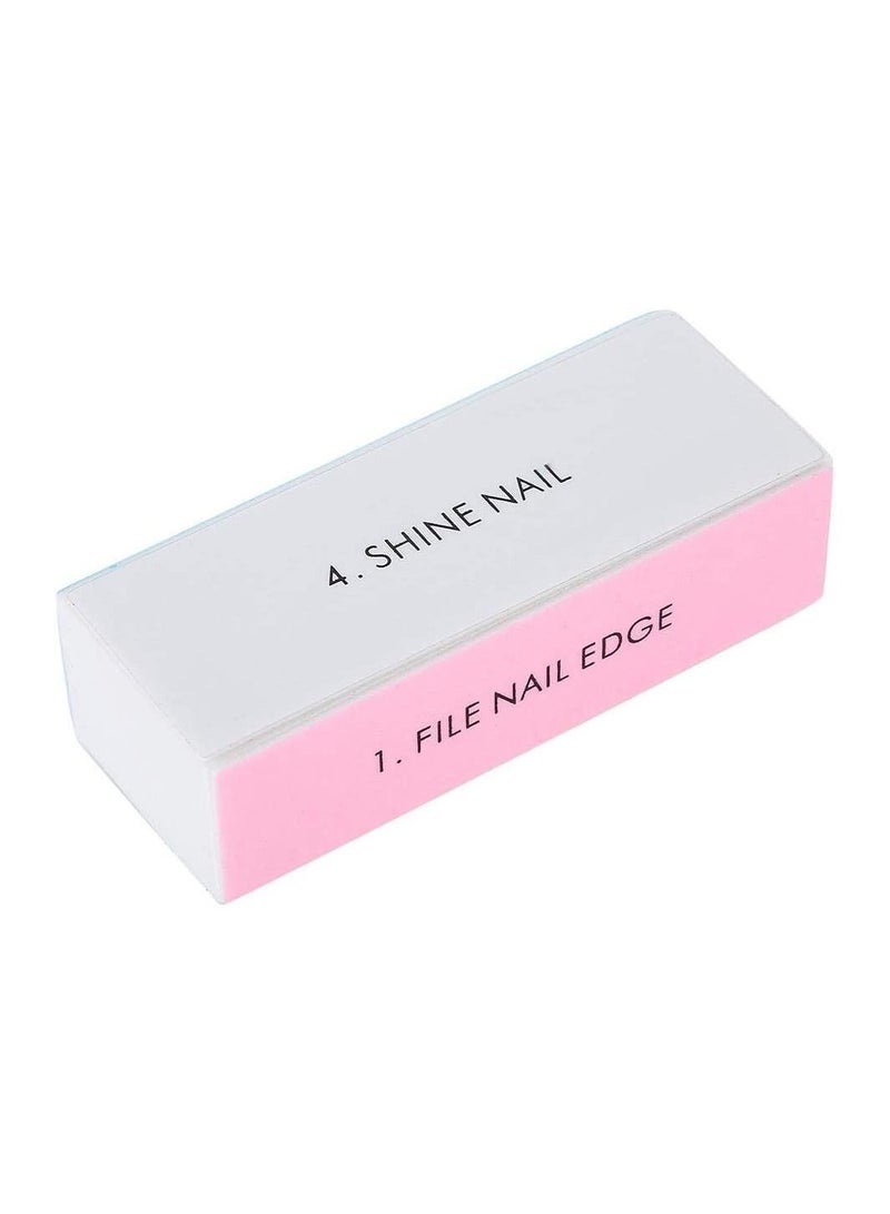 MARGOUN 6Pcs Nail File Set Professional Manicure Pedicure Nail Art Tool Set Buffers Emery Boards, Different Grit for Home and Beauty Salon Use - Image 5