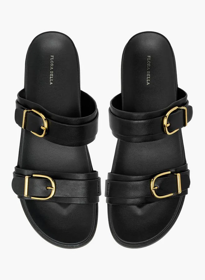 Flora Bella By Shoexpress Flora Bella Women Buckle Detail Slide Sandals