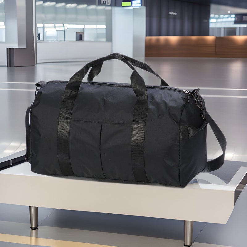 Portable travel bag large capacity wet and dry separation portable fitness bag shoulder crossbody luggage storage bag factory wholesale Purple - Image 5