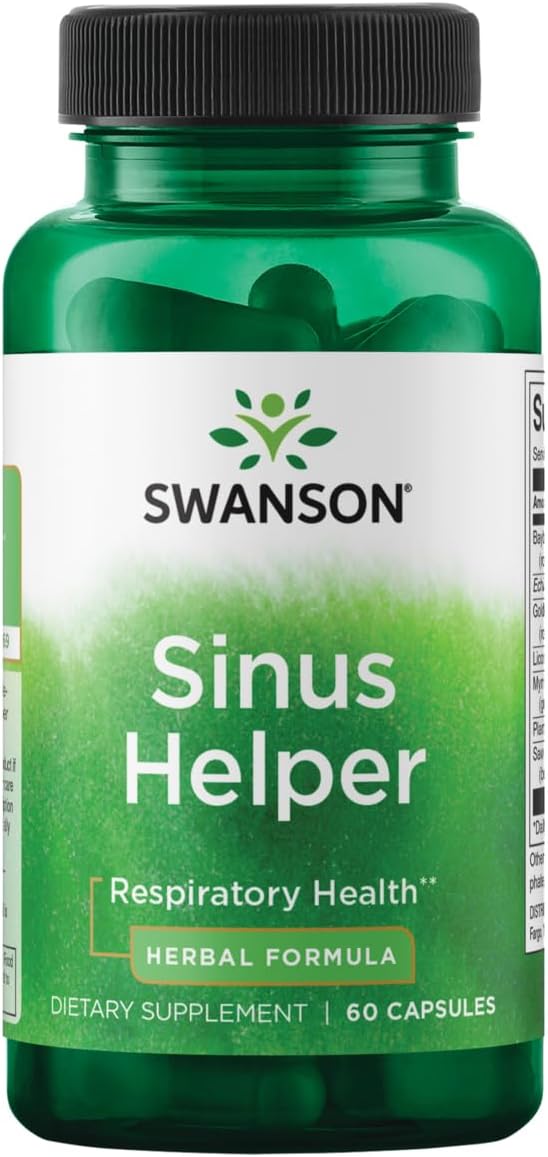 Swanson Premium Brand Sinus Helper 60 Capsules