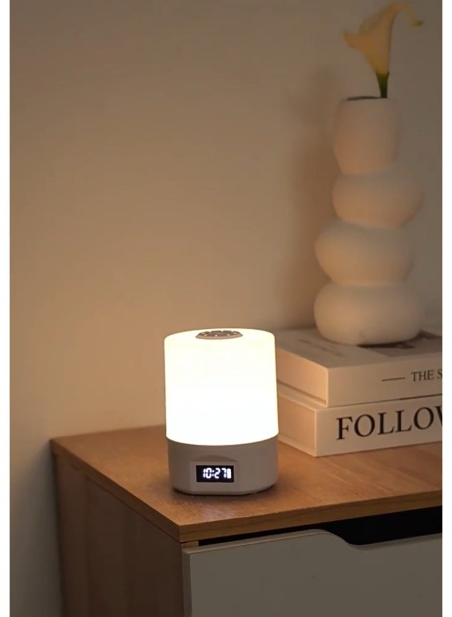 Rechargeable Touch Night Light, Dimmable LED Bedside Lamp, Baby Nursery Light, 3 Color Temperatures, Timer, Perfect for Bedroom, Dorm, Nighttime Feeding - Image 1