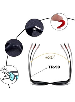SANMUGEED Polarised Sunglasses for Men & Women – Premium Retro Sun glasses Unisex – 100% UV protection Sunglasses for Driving, Fishing, Hiking, & Sport – Polarized Sunglasses Men & Women  - Image 3