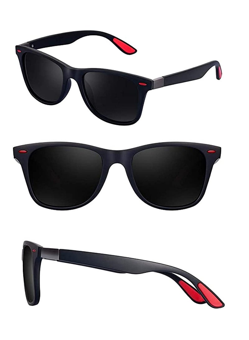 SANMUGEED Polarised Sunglasses for Men & Women – Premium Retro Sun glasses Unisex – 100% UV protection Sunglasses for Driving, Fishing, Hiking, & Sport – Polarized Sunglasses Men & Women - Image 4