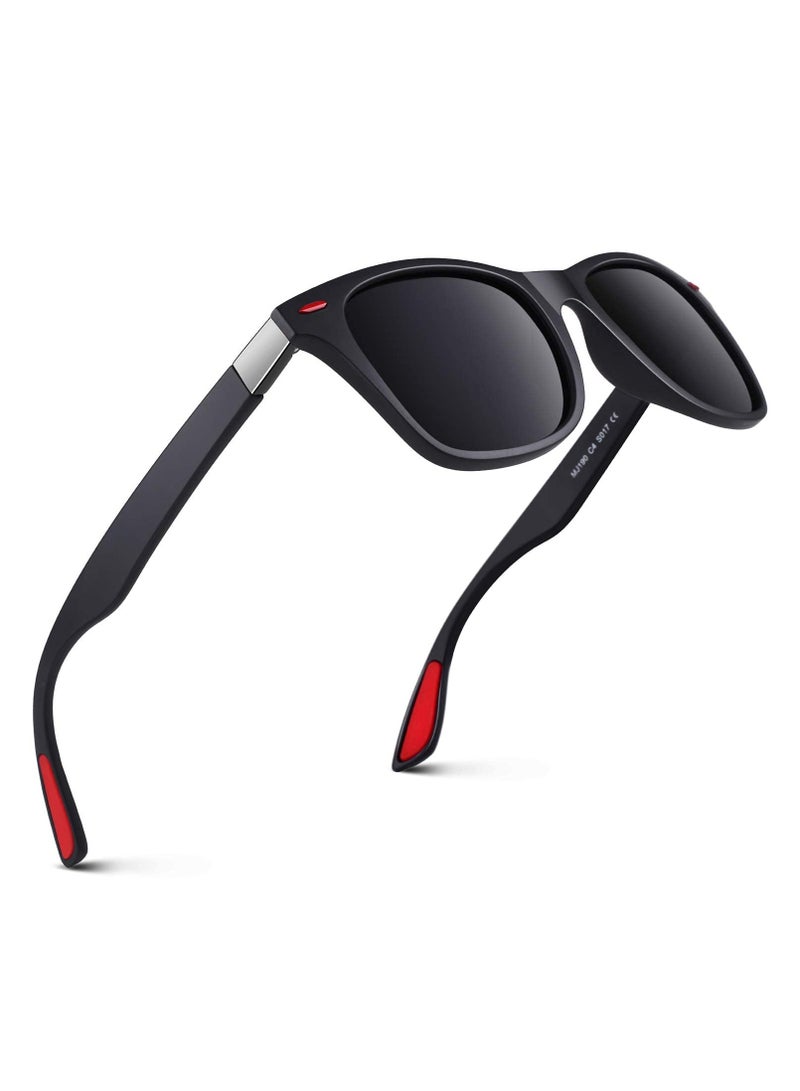 SANMUGEED Polarised Sunglasses for Men & Women – Premium Retro Sun glasses Unisex – 100% UV protection Sunglasses for Driving, Fishing, Hiking, & Sport – Polarized Sunglasses Men & Women - Image 5