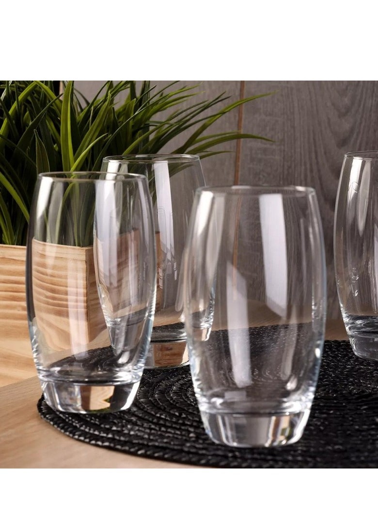 Pasabache Pasabahce Barrel Long Drink Glasses 500 cc Set of 6  - Image 2