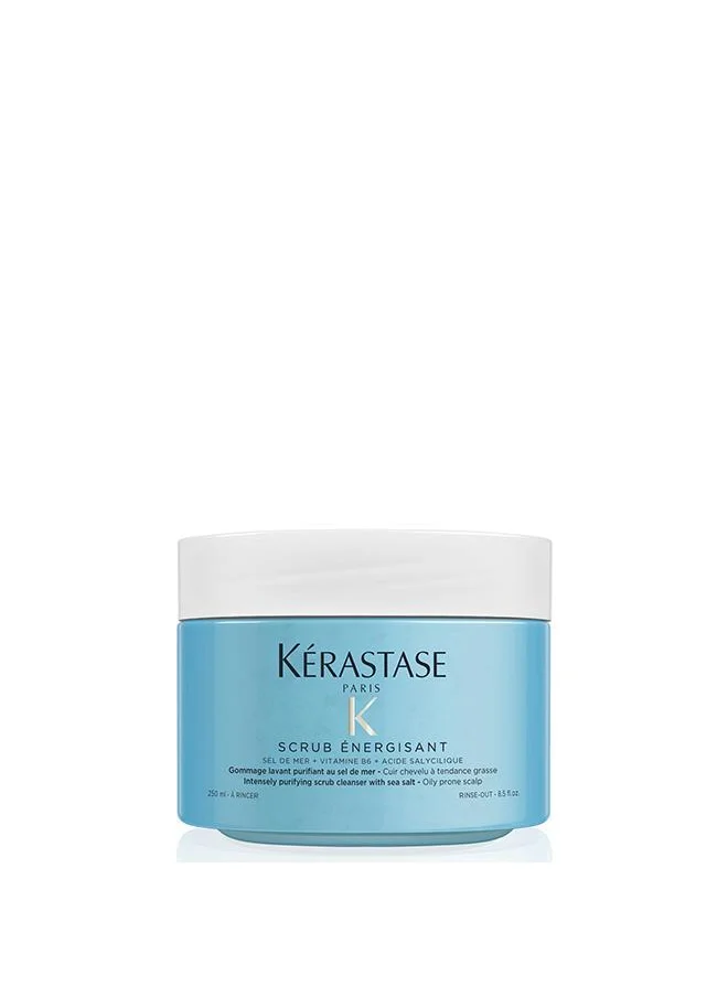 KERASTASE Fusio Scrub Energizing Scrub: Purifying Scrub for Oily Scalp 325G