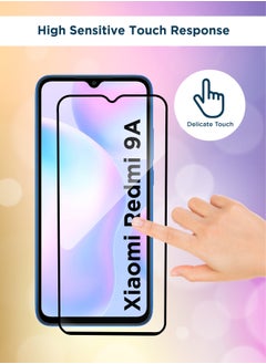 Generic واقي شاشة زجاجي عام لهاتف Xiaomi Redmi 9A - أسود  - Image 3