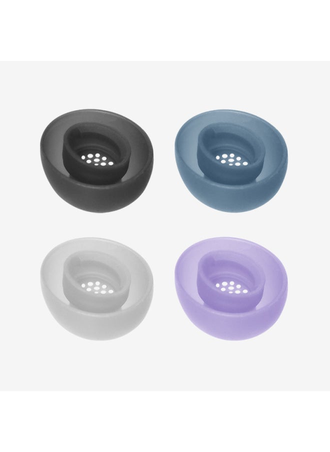 Generic - For JBL Live Buds 3 Colorful Pod Headset Ear Cover Beam3 Silicone Cover Ear Cover Ear Cap Accessories-Color:Deep Sea Blue - Image 1