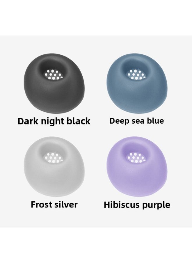 Generic - For JBL Live Buds 3 Colorful Pod Headset Ear Cover Beam3 Silicone Cover Ear Cover Ear Cap Accessories-Color:Deep Sea Blue - Image 1