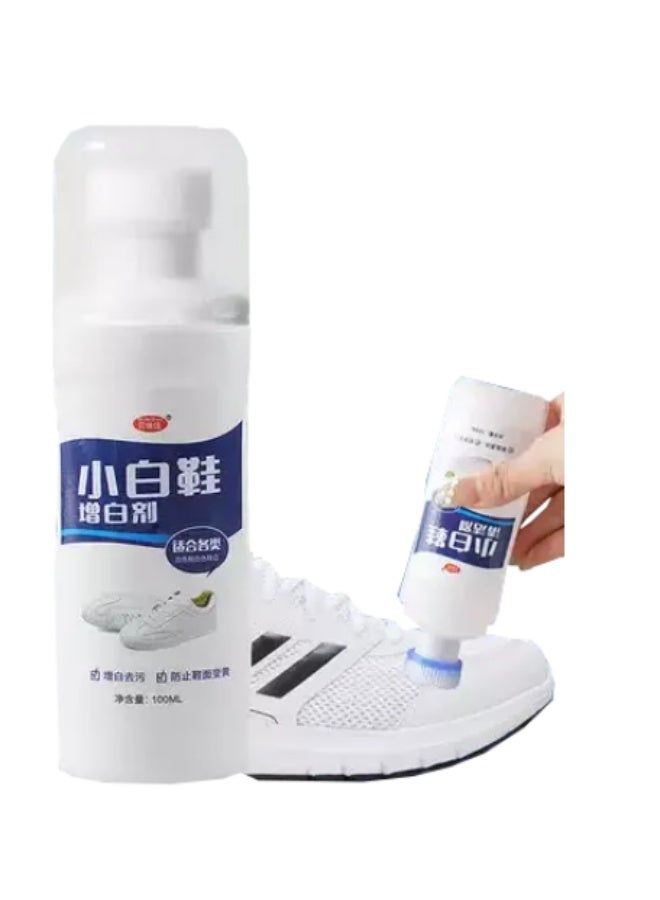 ملمع سائل لكوتشي ابيض - 100 مل | مزيل فعال للبقع والأوساخ | للأحذية والأنسجة - Image 2