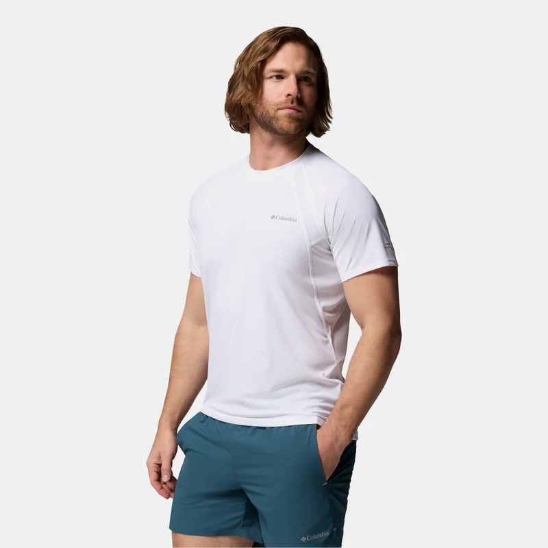 Columbia White Men's Stealth Spring T-Shirt for Men | Best Price UAE