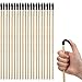 Basbon 20 Pcs Wooden Arrows Soft Rubber Tips 17 Inch Handmade Wooden Toy Arrow for Kids and Beginners Archery Bows Outdoor Play Cosplay Costume Decoration - Image 4