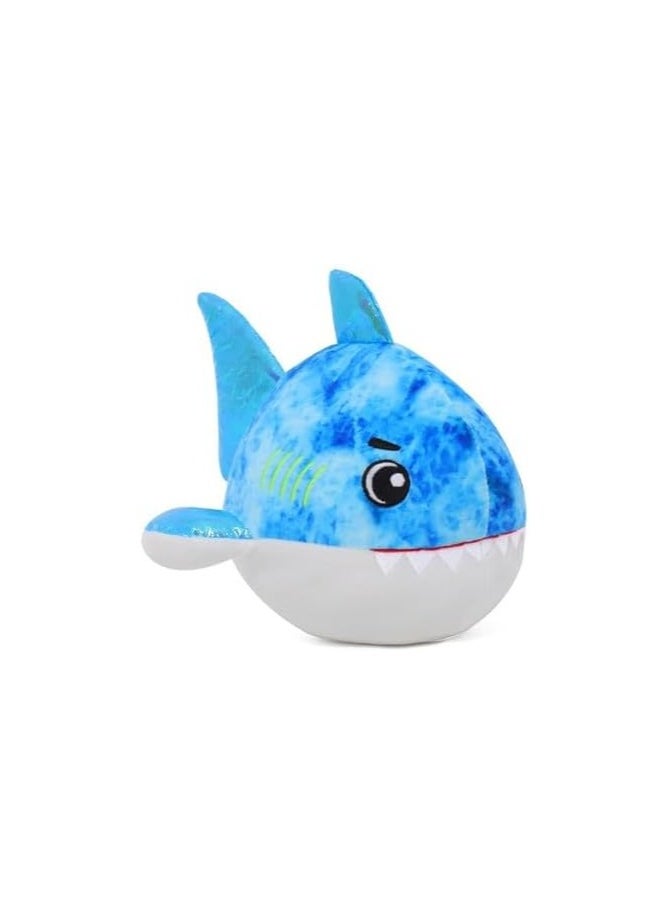 Happy Lines Gifts Dream Beams glow in the dark - , Steven the shark (7.5"/18cm) - Vacuum Pack w/ hangtag  - Image 1
