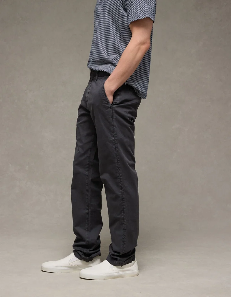 American Eagle AE Flex Original Straight Lived-In Khaki Pant
