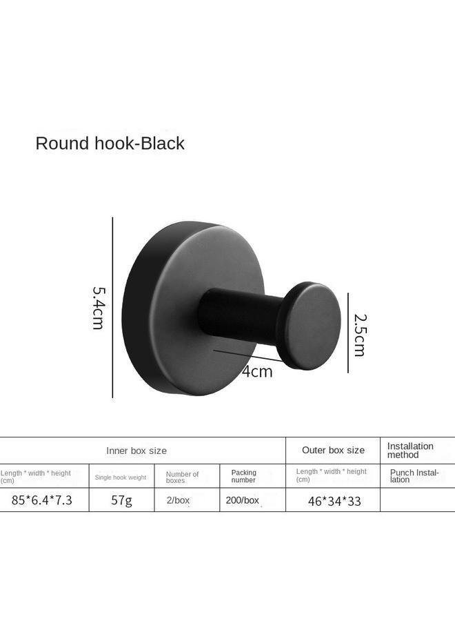 Bluejw Stainless Steel Traceless Strong Adhesive Hook Nail-free Toilet Coat Hook Duck Tongue Hook Towel Hook Baseball Cap Hook - Image 1